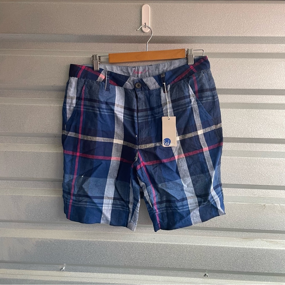 BODEN NWT Cotton Linen Short